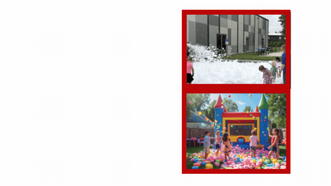 Bounce House vs. Foam Party