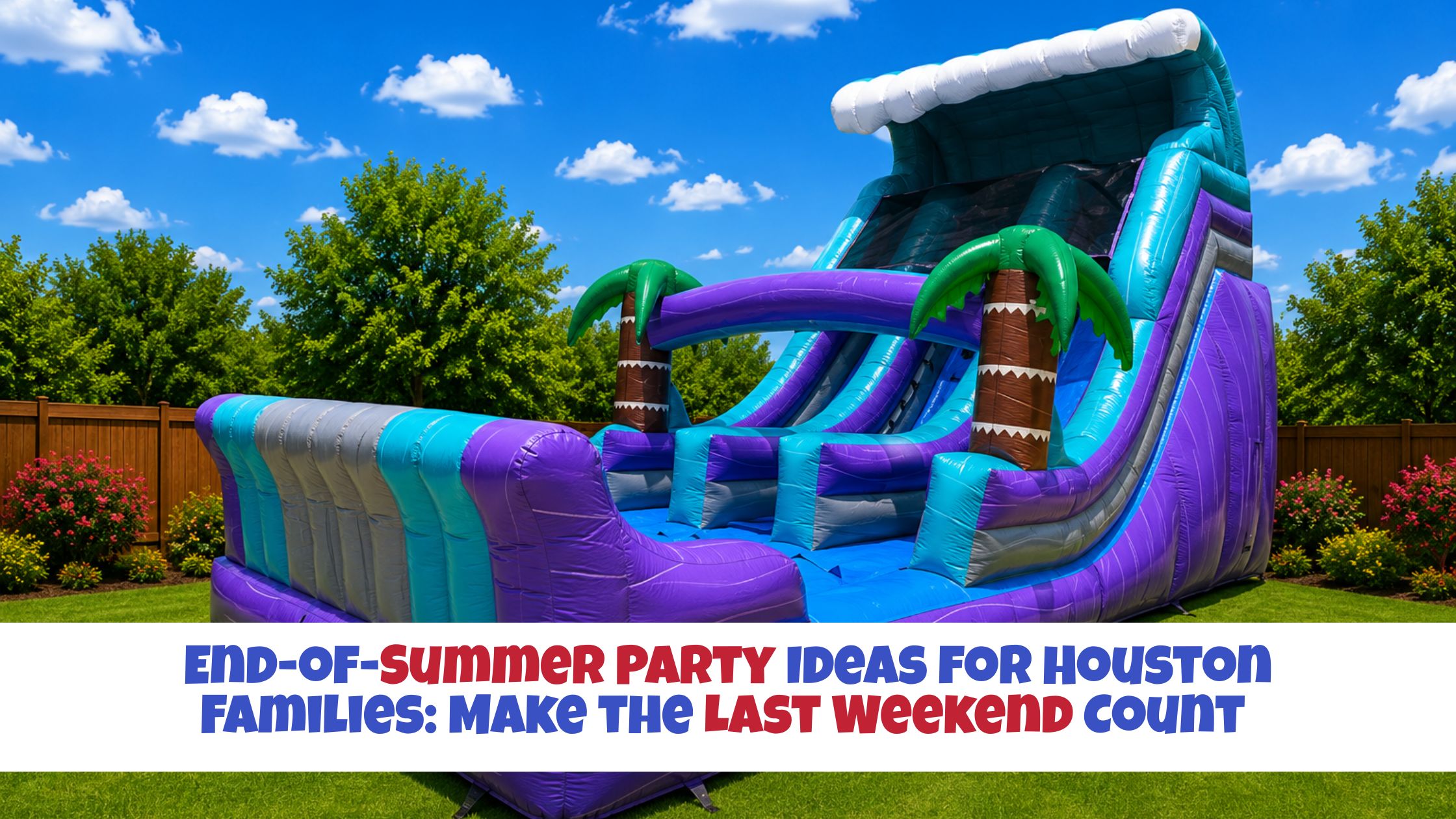 End-of-Summer Party Ideas for Houston Families: Make the Last Weekend Count