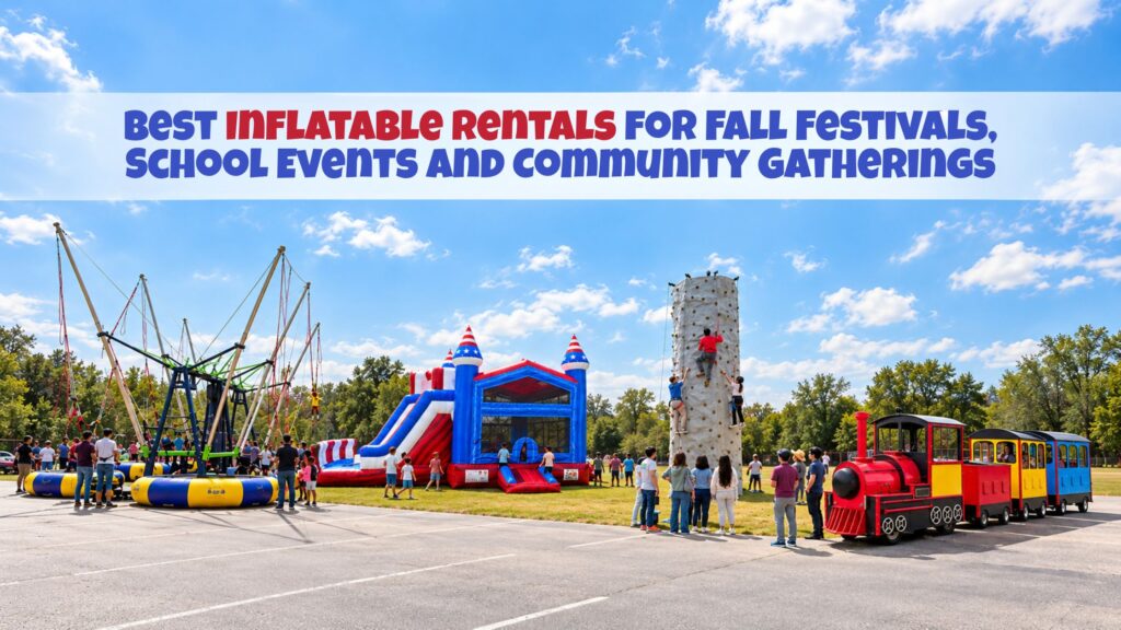 Best Inflatable Rentals for Fall Festivals, School Events and Community Gatherings