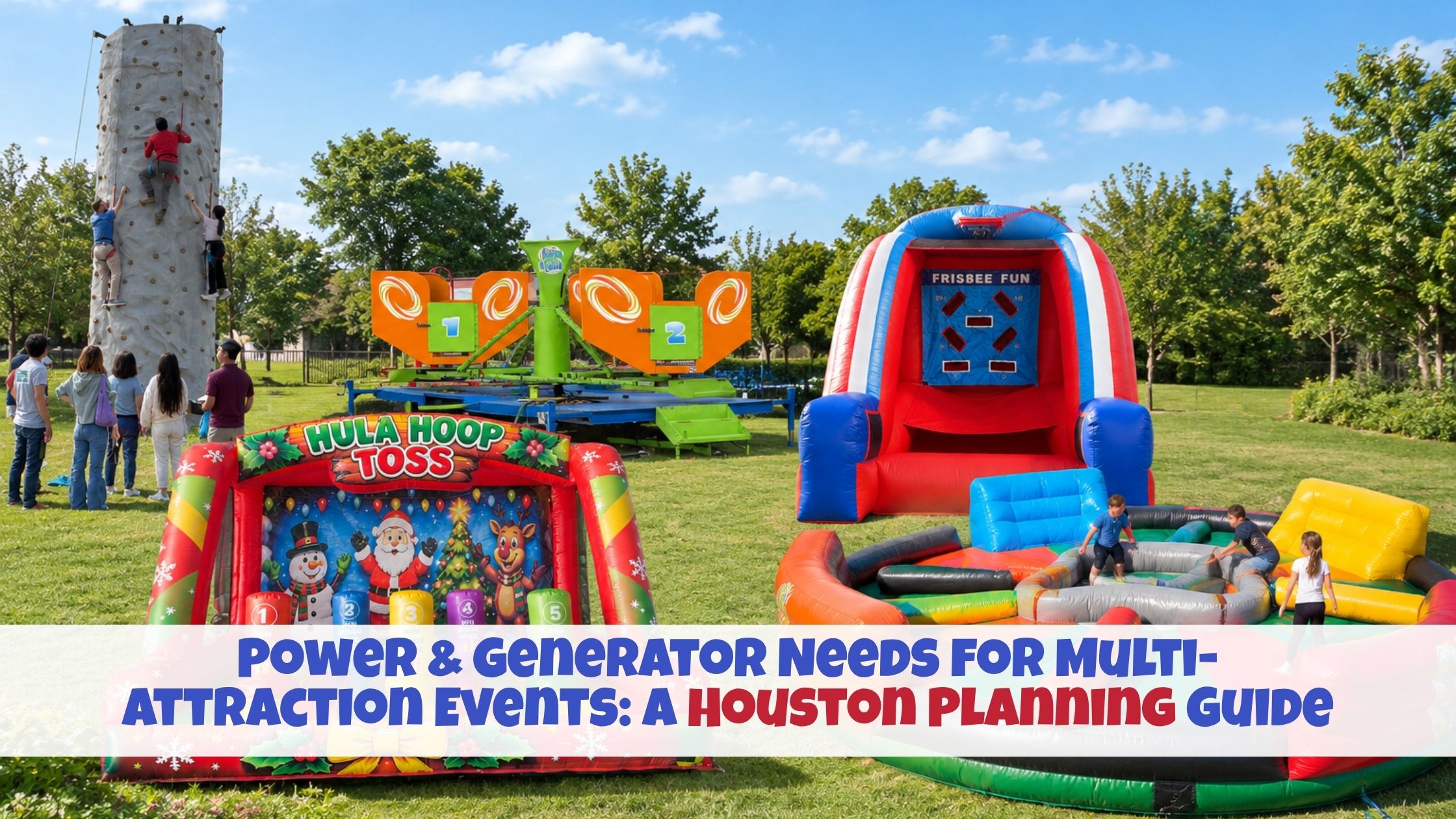 Power & Generator Needs for Multi-Attraction Events