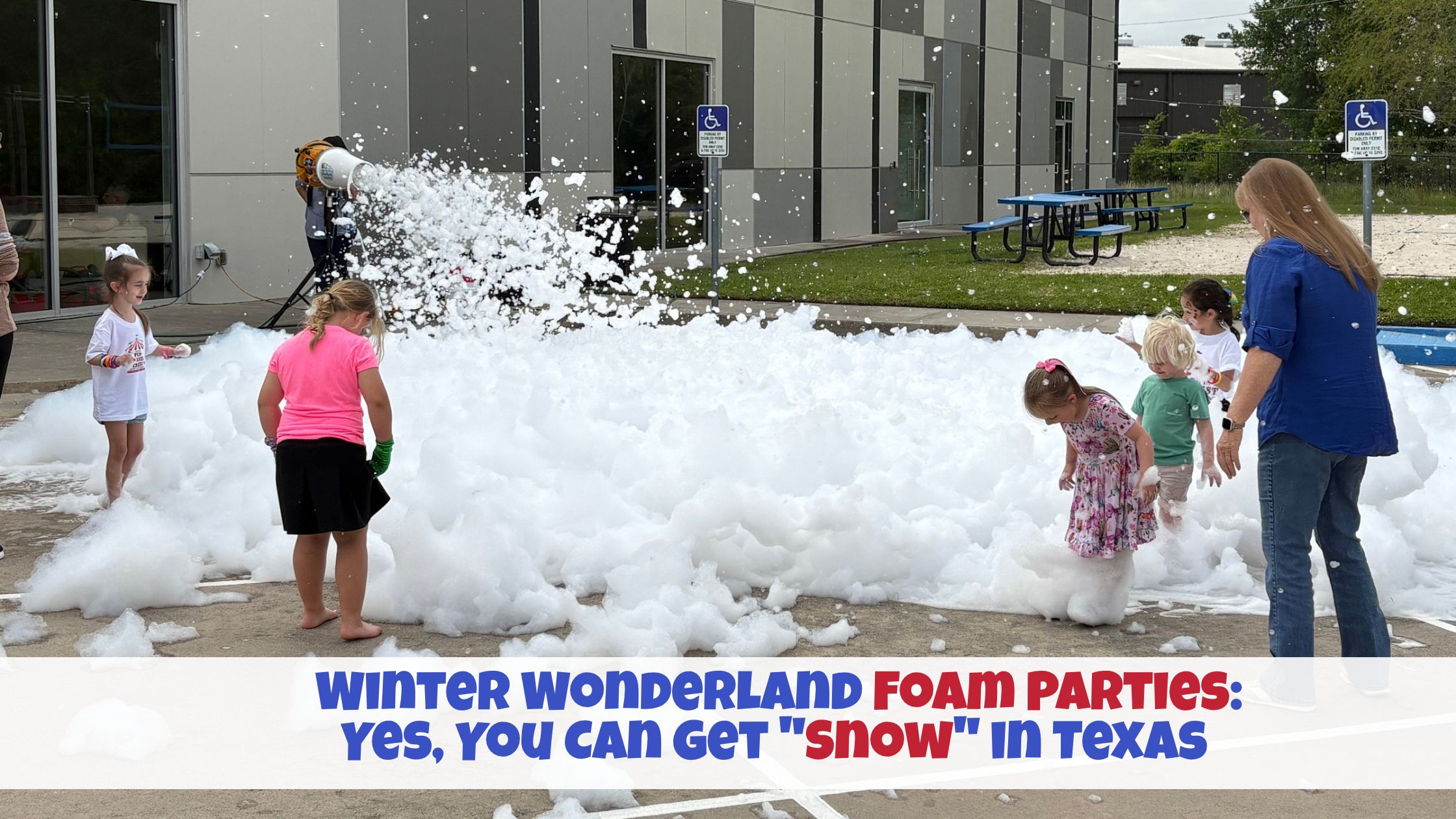 Winter Wonderland Foam Parties: Yes, You Can Get "Snow" in Texas